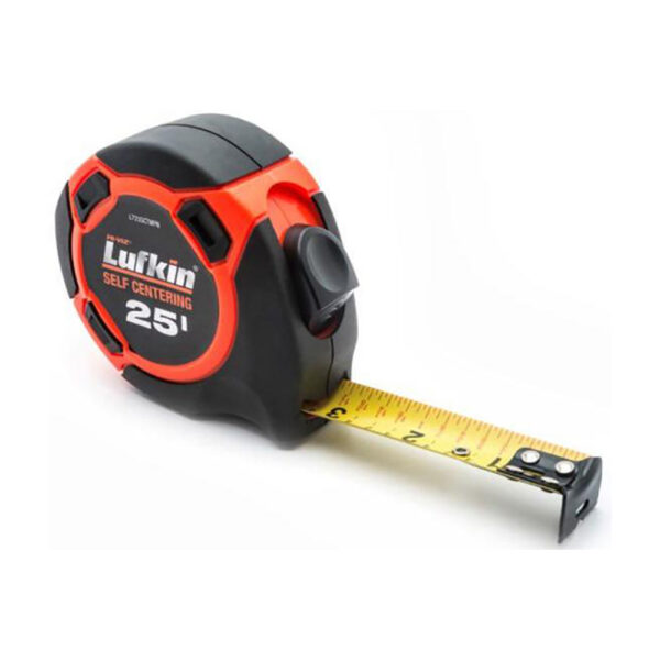 L725SCTMPN Lufkin 1'' x 25' Cinta Métrica Auto-Centrante Amarilla