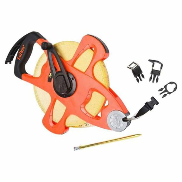 PSFM100CME Lufkin 3/4'' x 100m/328' Cinta Métrica Pro Series SAE/Métrica de Fibra de Vidrio