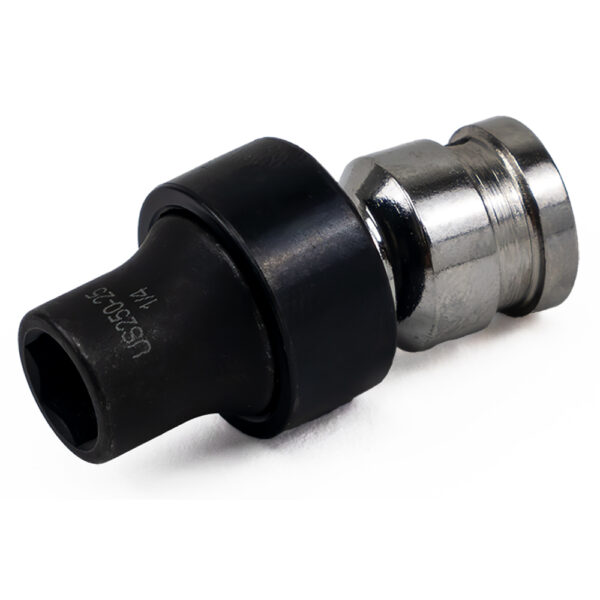 Omega Technologies US250-25 1/4'' Dado Giratorio de Bajo Perfil de 6 Puntas, Impulsión Cuadrado de 1/4''