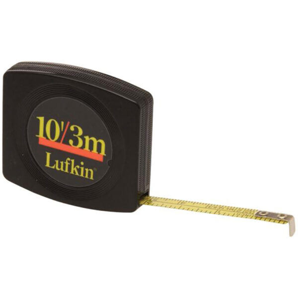Y613ME Lufkin 1/4'' x 3m/10' Cinta Métrica de Bolsillo Pee Wee SAE/Métrica Amarilla