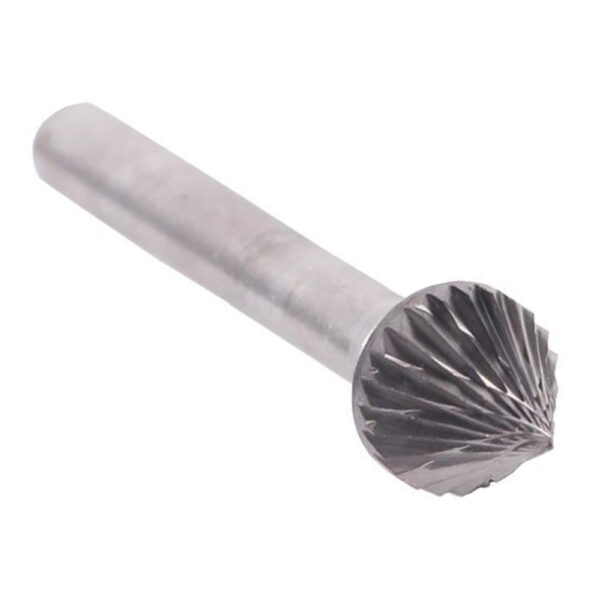 Omega Technologies SJ9 Bur de Carburo S?lido de Corte Doble, 60 Grados (?ngulo Incluido), 1'' x 3/4''