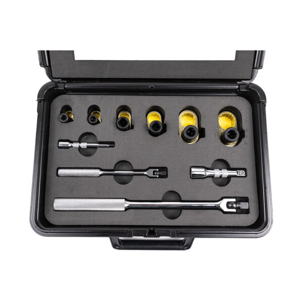 Omega Technologies HLK10 Hi-Lok/Hi-Tigue Kit de Herramientas para Remoción de Collar 10PC