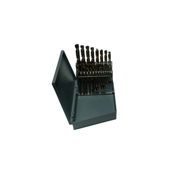 COJO21F Conjunto de Brocas Jobber 21PC, 1/16 - 3/8 (Incrementos de 1/64) Acero de Cobalto