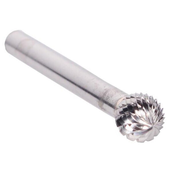 Omega Technologies SD4 Bur de Carburo S?lido de Corte Doble, Extremo Esf?rico, 7/16'' x 3/8''