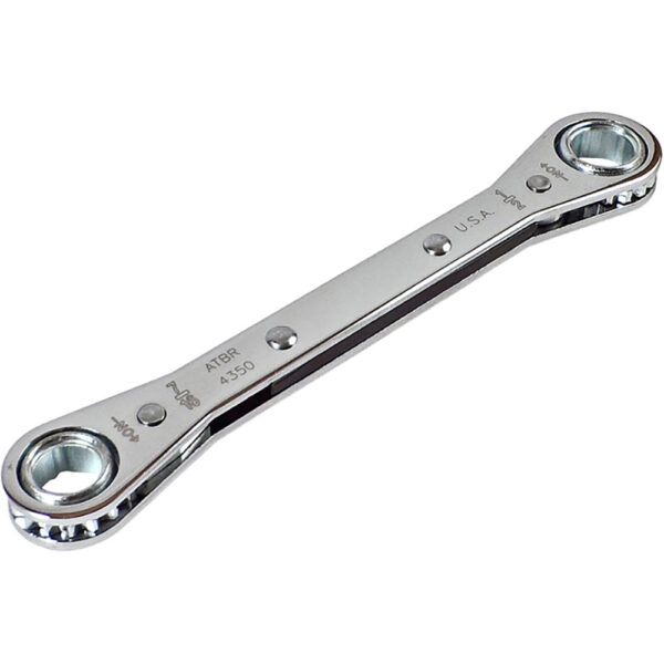Omega Technologies ATBR4350 Llave Plana de Boca Cerrada con Trinquete 7/16'' x 1/2''