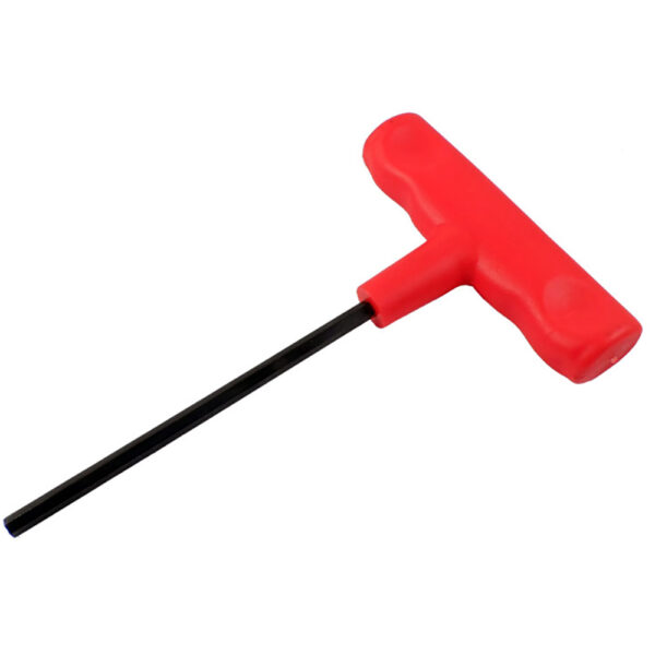 Omega Technologies ATHK094TP Llave Hexagonal con Manija en T de Plastico 3/32''
