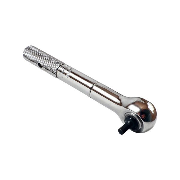 Omega Technologies RR40S-HX1/8 Sostenedor de Punta Roller Ratchet Reversible de Manija Corta, 1/8'' Impulsión Hexagonal
