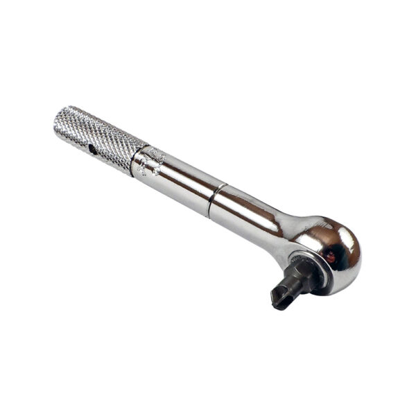 Omega Technologies RR40S-TS4 Roller Ratchet de Manija Corta Reversible, #4 Punta Torq-Set