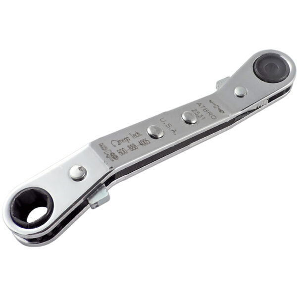 Omega Technologies ATBRO2531 Llave ''Offset'' de Boca Cerrada con Trinquete 1/4'' x 5/16''
