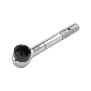 Omega Technologies RR40A43S-SP Roller Ratchet Corto de Dado Integral con Embrague Singular, 7/16'' Dado Hexagonal