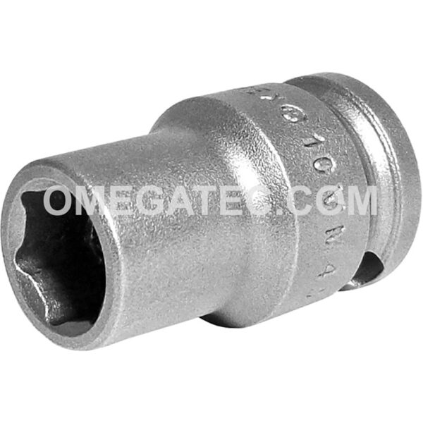 10MM43 Apex 10mm Dado de Impacto Estándar Métrico de 6 Puntos con Pared Delgada, Impulsión Cuadrado de 3/8''