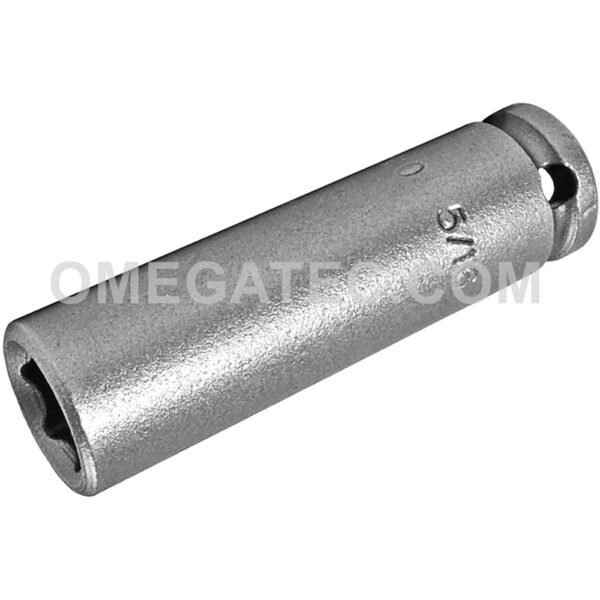 1210 Apex 5/16'' Dado de Impacto Largo de 6 Puntos, Impulsión Cuadrado de 1/4''