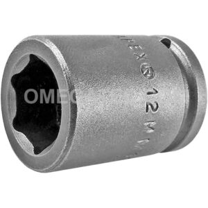 12MM11 Apex 12mm Dado de Impacto Estándar Métrico de 6 Puntos, Impulsión Cuadrado de 1/4''