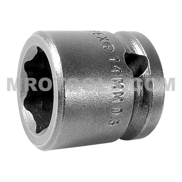 14MM03 Apex 14mm Dado de Impacto Corto Métrico de 6 Puntos, Impulsión Cuadrado de 3/8''