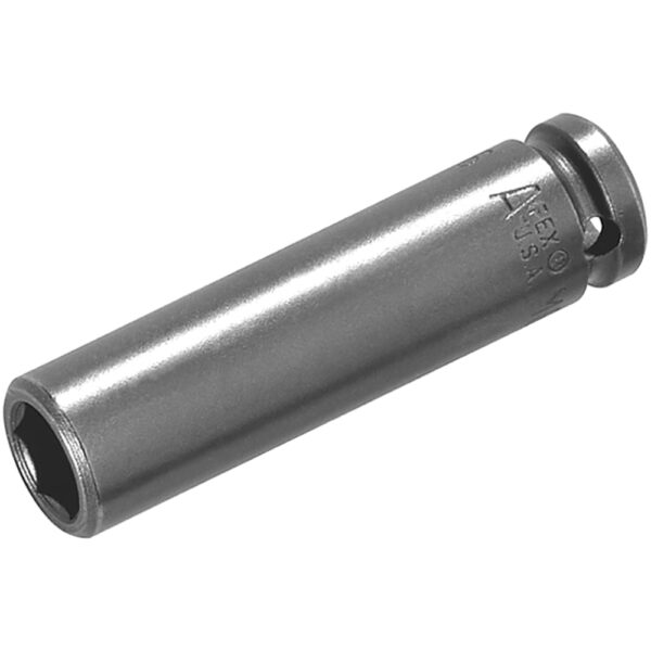 15MM55 Apex 15mm Dado de Impacto Extra Largo Métrico de 6 Puntos con Pared Delgada, Impulsión Cuadrado de 1/2''