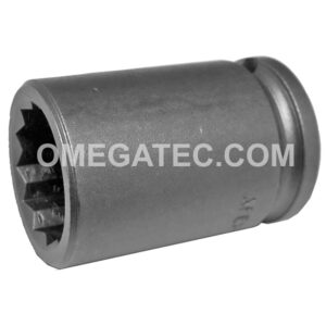 17MM13-D Apex 17mm Dado de Impacto Estándar Métrico de 12 Puntos, Impulsión Cuadrado de 3/8''