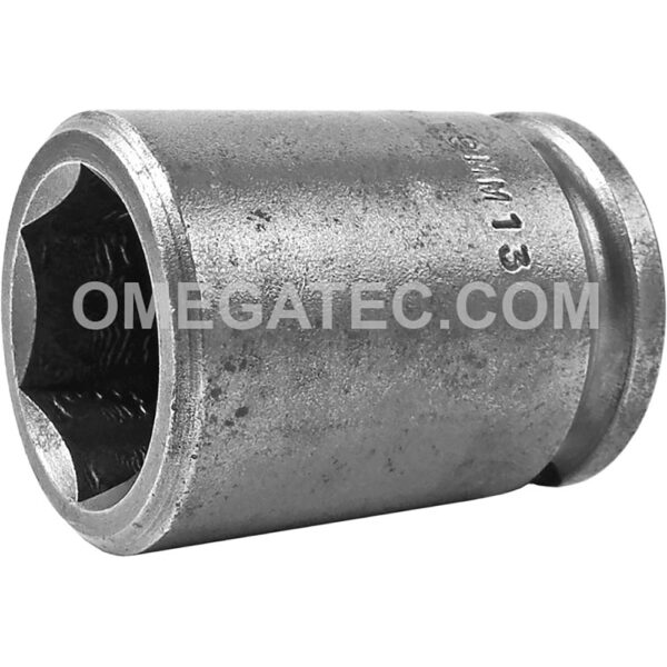 19MM13 Apex 19mm Dado de Impacto Estándar Métrico de 6 Puntos, Impulsión Cuadrado de 3/8''