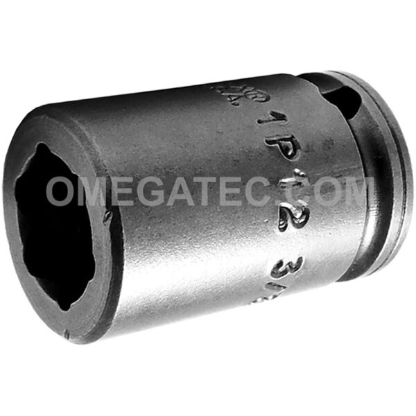 1P12 Apex 3/8'' Dado de Impacto Estándar de 6 Puntos, Para Tornillos para Lámina, Tornillos Autoperforantes, Impulsión Cuadrado de 1/4''