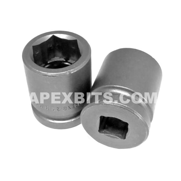 21MM15 Apex 21mm Dado de Impacto Estándar Métrico de 6 Puntos, Impulsión Cuadrado de 1/2''