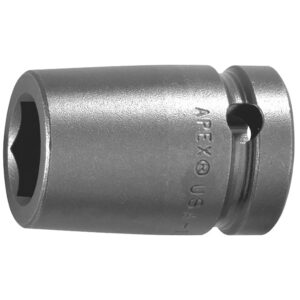 22MM15-D Apex 22mm Dado de Impacto Estándar Métrico de 12 Puntos, Impulsión Cuadrado de 1/2''
