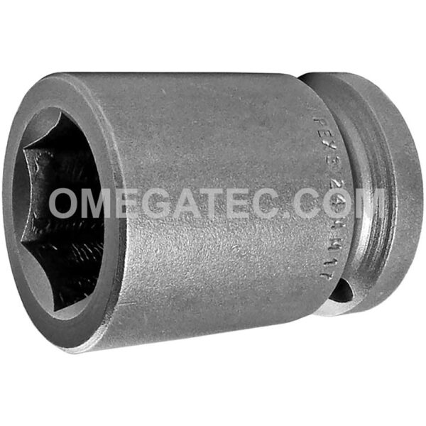 24MM17 Apex 24mm Dado de Impacto Estándar Métrico de 6 Puntos, Impulsión Cuadrado de 3/4''