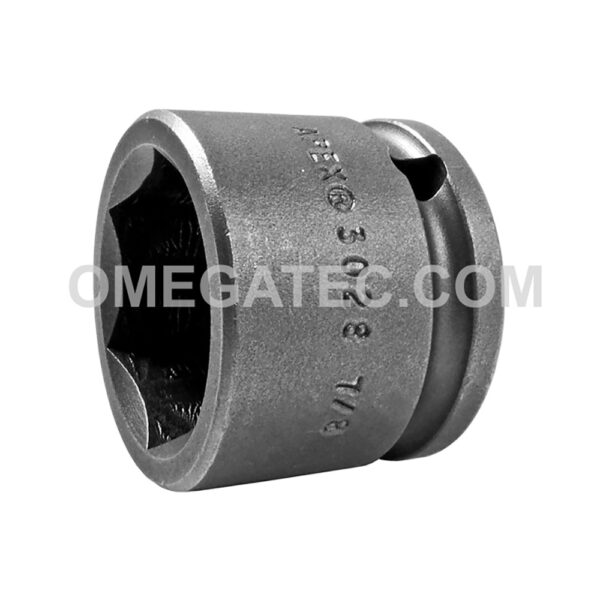 3028 Apex 7/8'' Dado de Impacto Corto de 6 Puntos, Impulsión Cuadrado de 3/8''