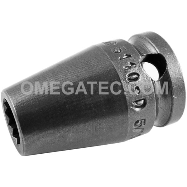 3110-D Apex 5/16'' Dado de Impacto Estándar de 12 Puntos, Impulsión Cuadrado de 3/8''