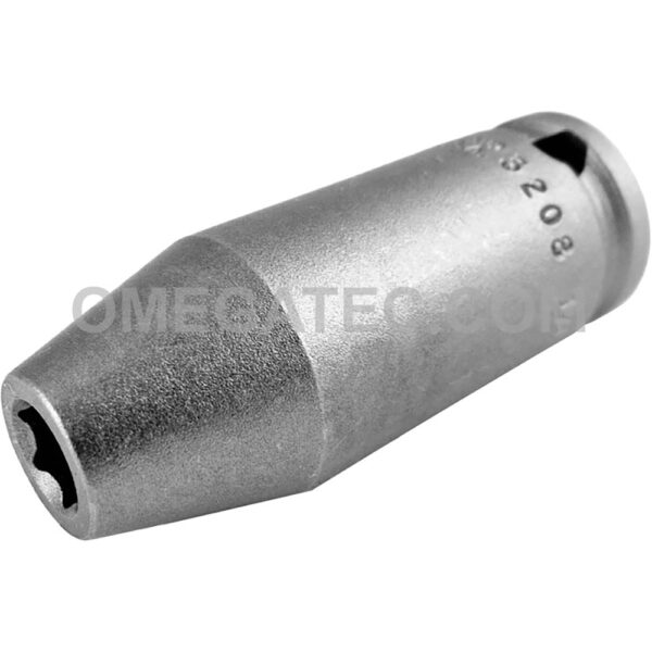 3208 Apex 1/4'' Dado de Impacto Largo de 6 Puntos, Impulsión Cuadrado de 3/8''