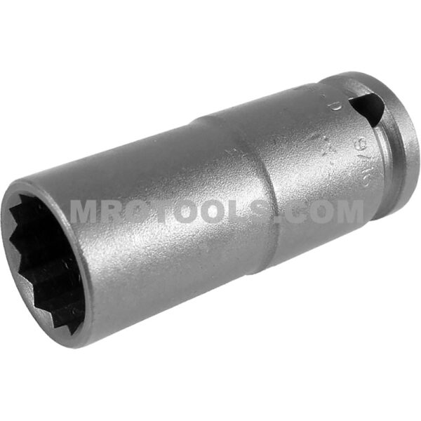 3518-D Apex 9/16'' Dado de Impacto Largo de 12 Puntos con Pared Delgada, Impulsión Cuadrado de 3/8''