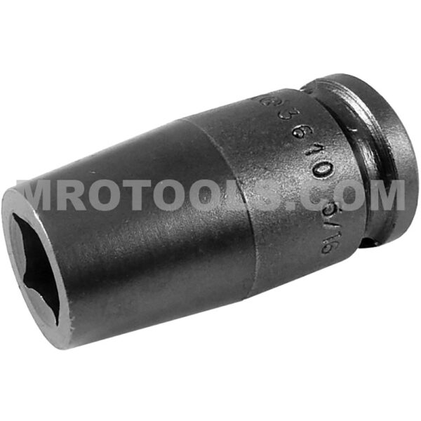 3610 Apex 5/16'' Dado de Impacto Estándar de 4 Puntos, Para Tuercas de Cuadrado Singular, Impulsión Cuadrado de 3/8''