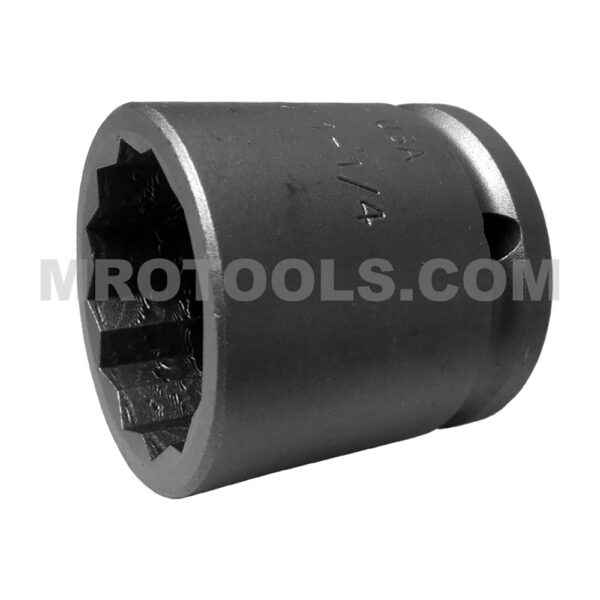 5140-D Apex 1-1/4'' Dado de Impacto Estándar de 12 Puntos, Impulsión Cuadrado de 1/2''