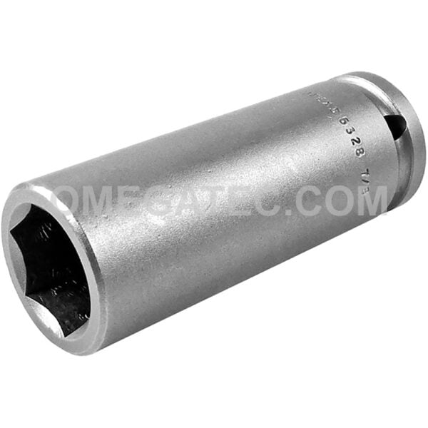 5328 Apex 7/8'' Dado de Impacto Extra Largo de 6 Puntos, Impulsión Cuadrado de 1/2''