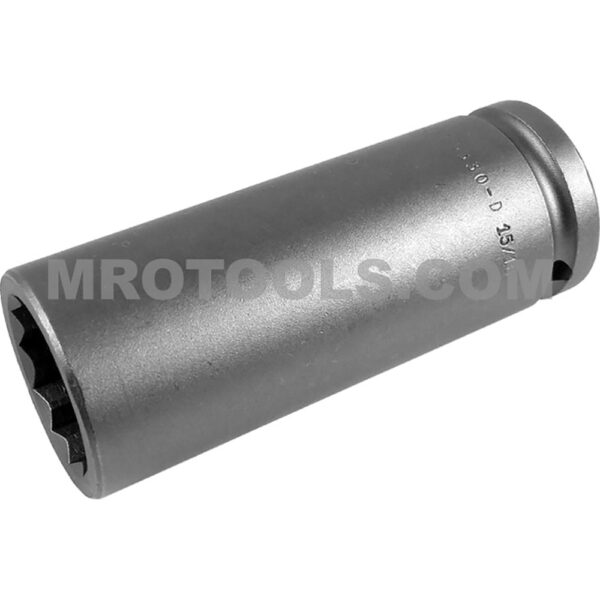 5330-D Apex 15/16'' Dado de Impacto Extra Largo de 12 Puntos, Impulsión Cuadrado de 1/2''