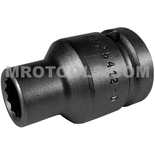 5412-D Apex 3/8'' Dado de Impacto Estándar de 12 Puntos con Pared Delgada, Impulsión Cuadrado de 1/2''