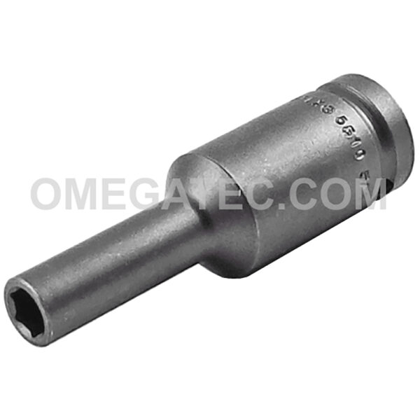5510 Apex 5/16'' Dado de Impacto Extra Largo de 6 Puntos con Pared Delgada, Impulsión Cuadrado de 1/2''