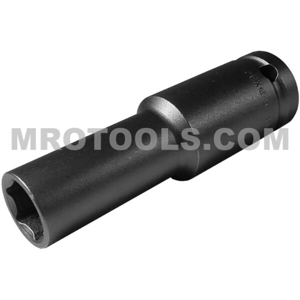 5516 Apex 1/2'' Dado de Impacto Extra Largo de 6 Puntos con Pared Delgada, Impulsión Cuadrado de 1/2''