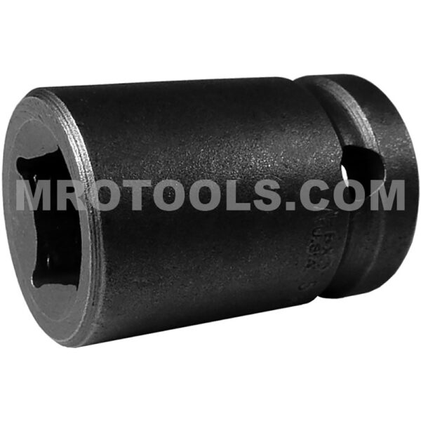 5616 Apex 1/2'' Dado de Impacto Estándar de 4 Puntos, Para Tuercas de Cuadrado Singular, Impulsión Cuadrado de 1/2''