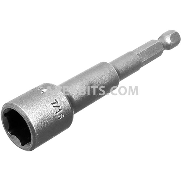 6B-0814 Apex 7/16'' Aprietatuerca de 6 Puntos con Espacio de Tuerca, Impulsor de Poder de 1/4''