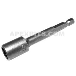 6N-08-10M-3 Apex 10mm Aprietatuerca de 6 Puntos Metrico, Impulsor de Poder de 1/4''