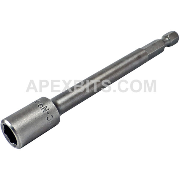 6N-0810-4 Apex 5/16'' Aprietatuerca de 6 Puntos, Impulsor de Poder de 1/4''