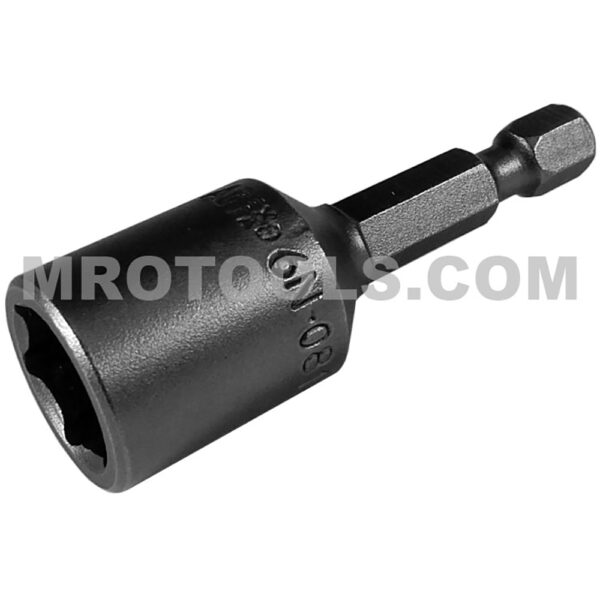 6N-0814-2 Apex 7/16'' Aprietatuerca de 6 Puntos, Impulsor de Poder de 1/4''