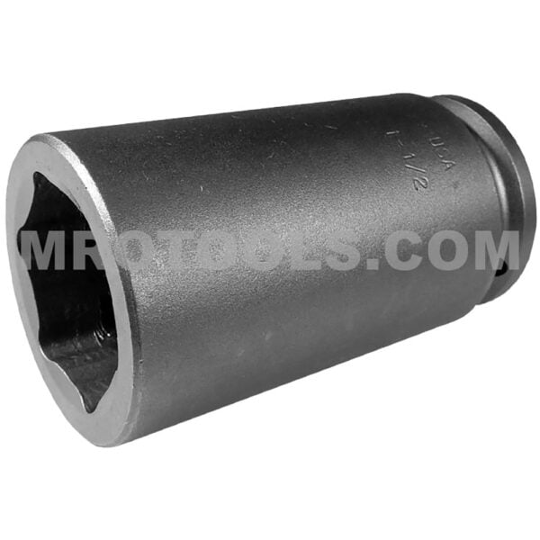 7348 Apex 1-1/2'' Dado de Impacto Extra Largo de 6 Puntos, Impulsión Cuadrado de 3/4''
