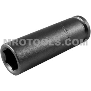 9MM21 Apex 9mm Dado de Impacto Largo Métrico de 6 Puntos, Impulsión Cuadrado de 1/4''