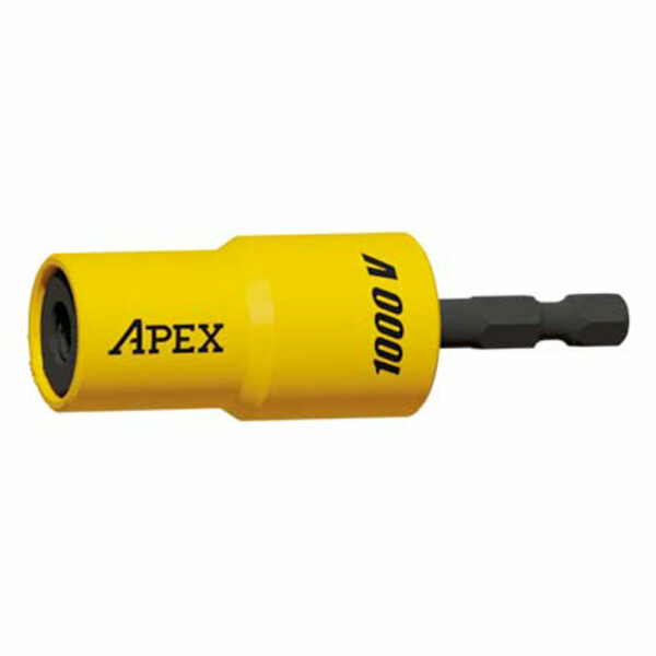 NC-MEI-490 Apex Adaptador Aislado para Portapuntas, Impulsión Hexagonal de 1/4''