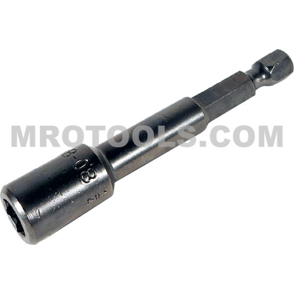 DB-08 Apex 1/4'' Aprietatuerca de 6 Puntos, Para Tornillos de Hoja de Metal, Impulsor de Poder de 1/4''