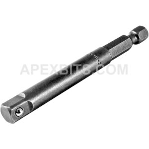 EX-250-B-3 Apex Extension con Impulsion de Poder, Con Impulsor Cuadrado Masculino de 1/4''