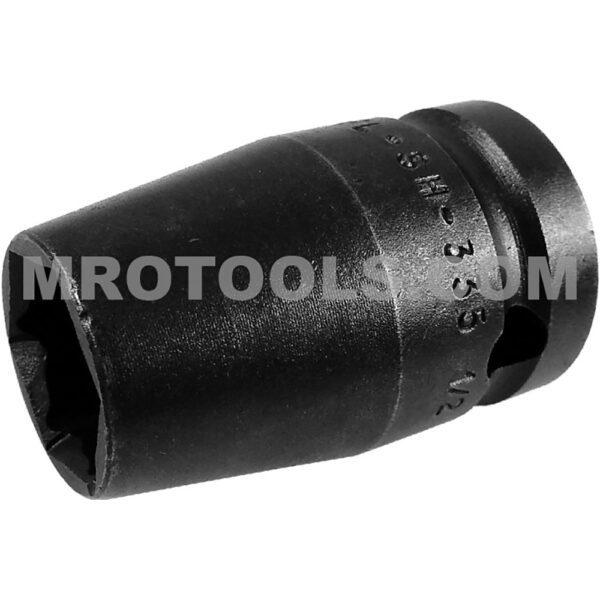 FL-SH-335 Apex 1/2'' Dado de Impacto Estándar de 6 Puntos con Conexión Rápida, Impulsión Cuadrado de 1/2''