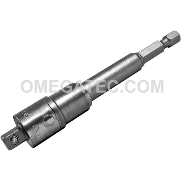 KSM-25-3 1/4'' Apex Adaptador de Extension Universal con Impulsor Hexagonal de Poder Masculino, Tipo Tension