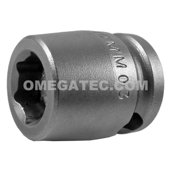 M-10MM03 Apex 10mm Dado de Impacto Corto Métrico Magnético de 6 Puntos, Impulsión Cuadrado de 3/8''
