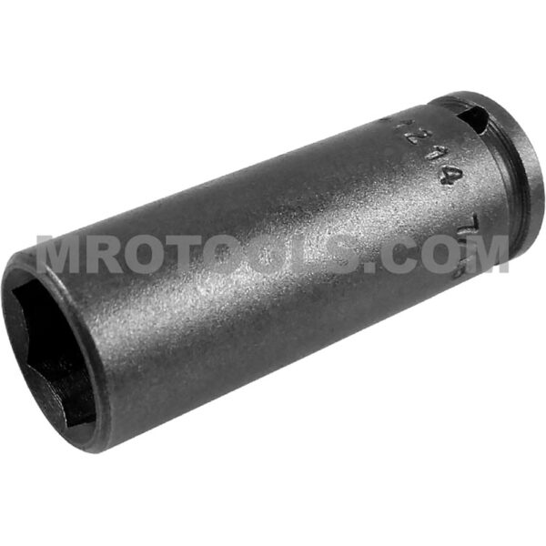 M-1214 Apex 7/16'' Dado de Impacto Largo Magnético de 6 Puntos, Impulsión Cuadrado de 1/4''